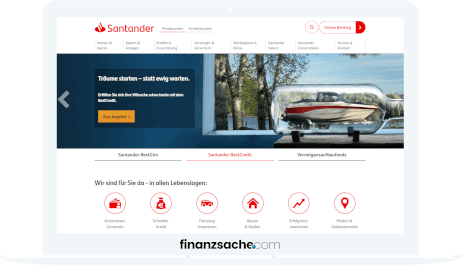 Santander Website